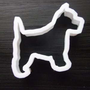 Customised Cookie Cutters - Scottie dog cookie cutter