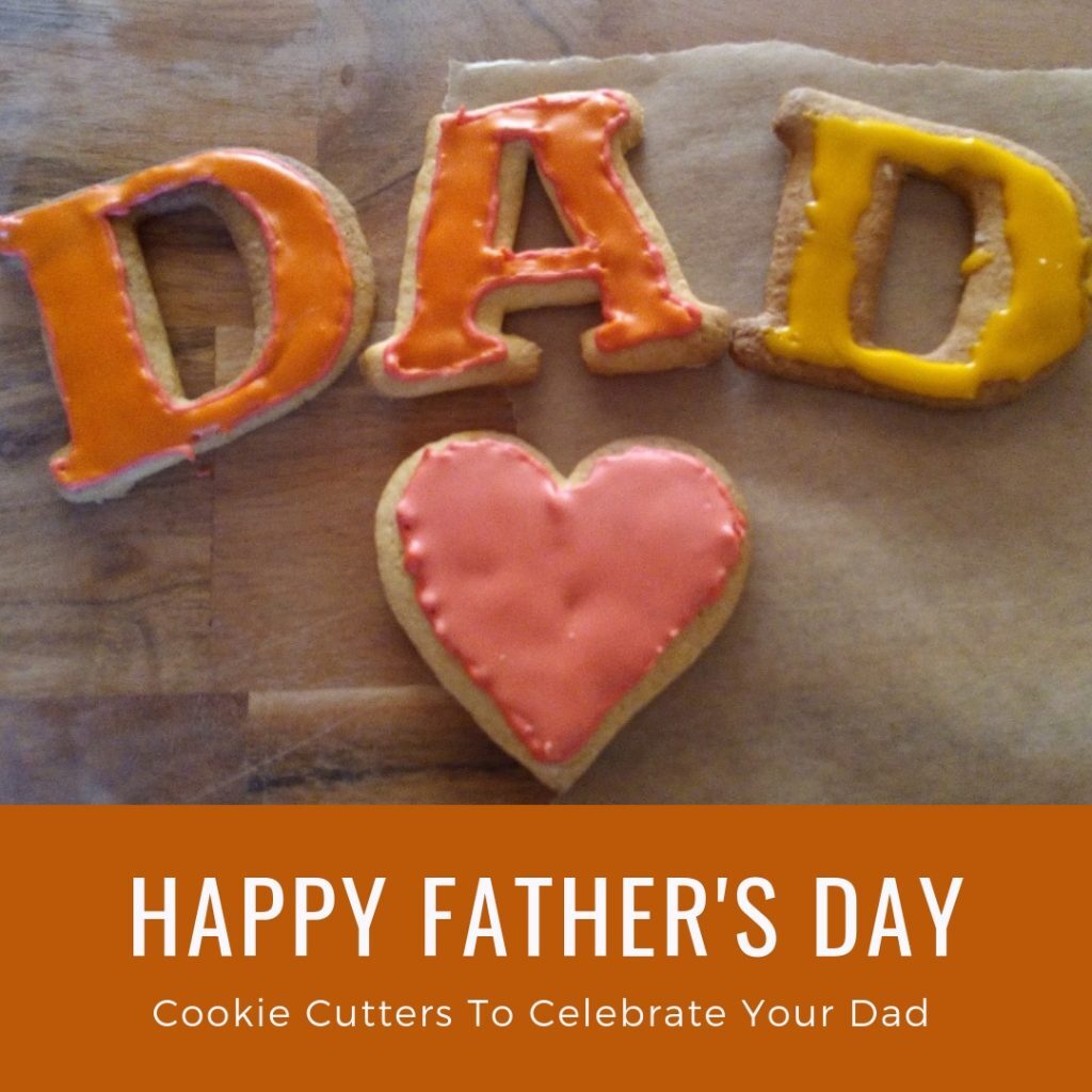 Summer Cookie Cutter Collections 2019 - Happy Father's Day Cookie cutter set