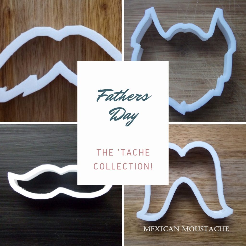 Summer Cookie Cutter Collections 2019 - the moustache cookie cutters