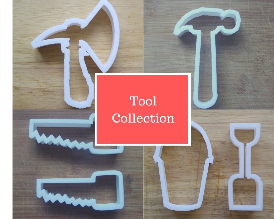 Summer Cookie Cutter Collections 2019 - the Father's Day tool cookie cutter set