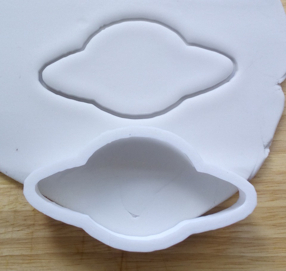 Summer Cookie Cutter Collections 2019 - UFO flying saucer cookie cutter from SED Deveopments