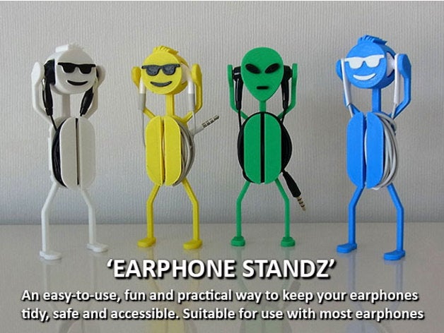 Earphone Organiser - 10 Useful 3D Prints for your Home