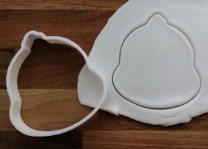 large chick head cookie cutter