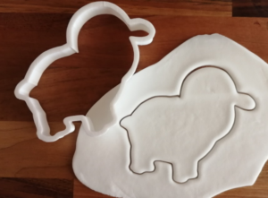 Lamb cookie cutter