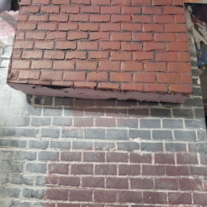 3D printed brick pattern