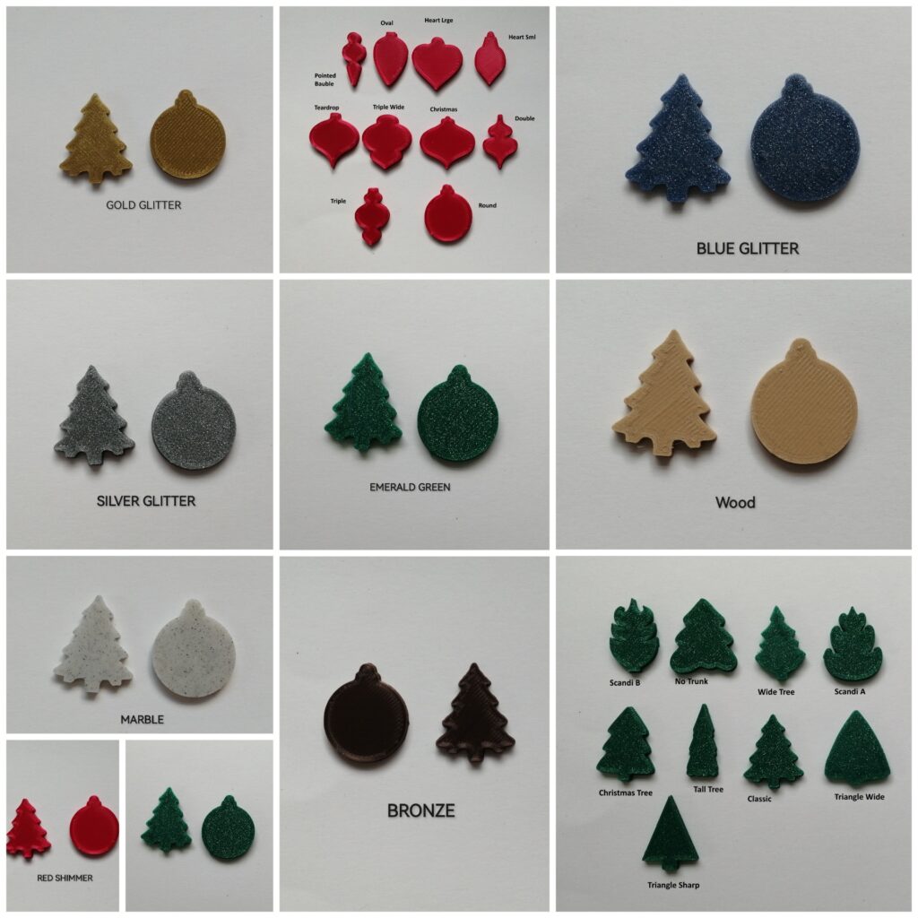Christmas showcase 2022 - embellishments selection