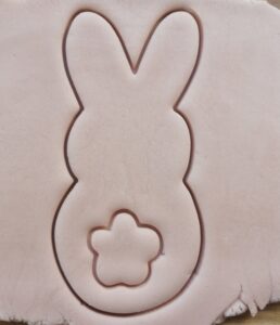 Cotton tail bunny cookie cutter -Five Easter Baking Cutters