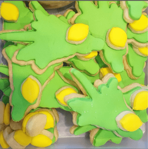 Aviva etrog lulak biscuits - Five crafting days of Christmas