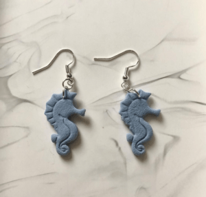 Five Crafting Days of Christmas - Paula's seahorse earrings