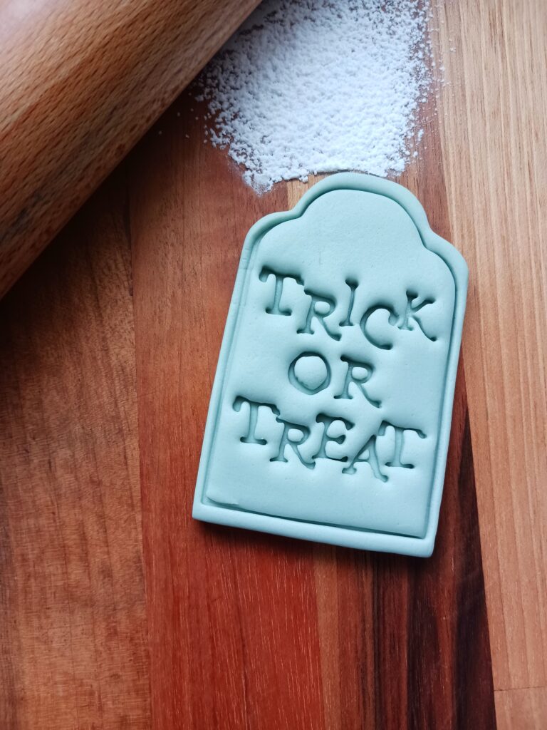 Trick or Treat Cutter/Embossing Stamp for Halloween